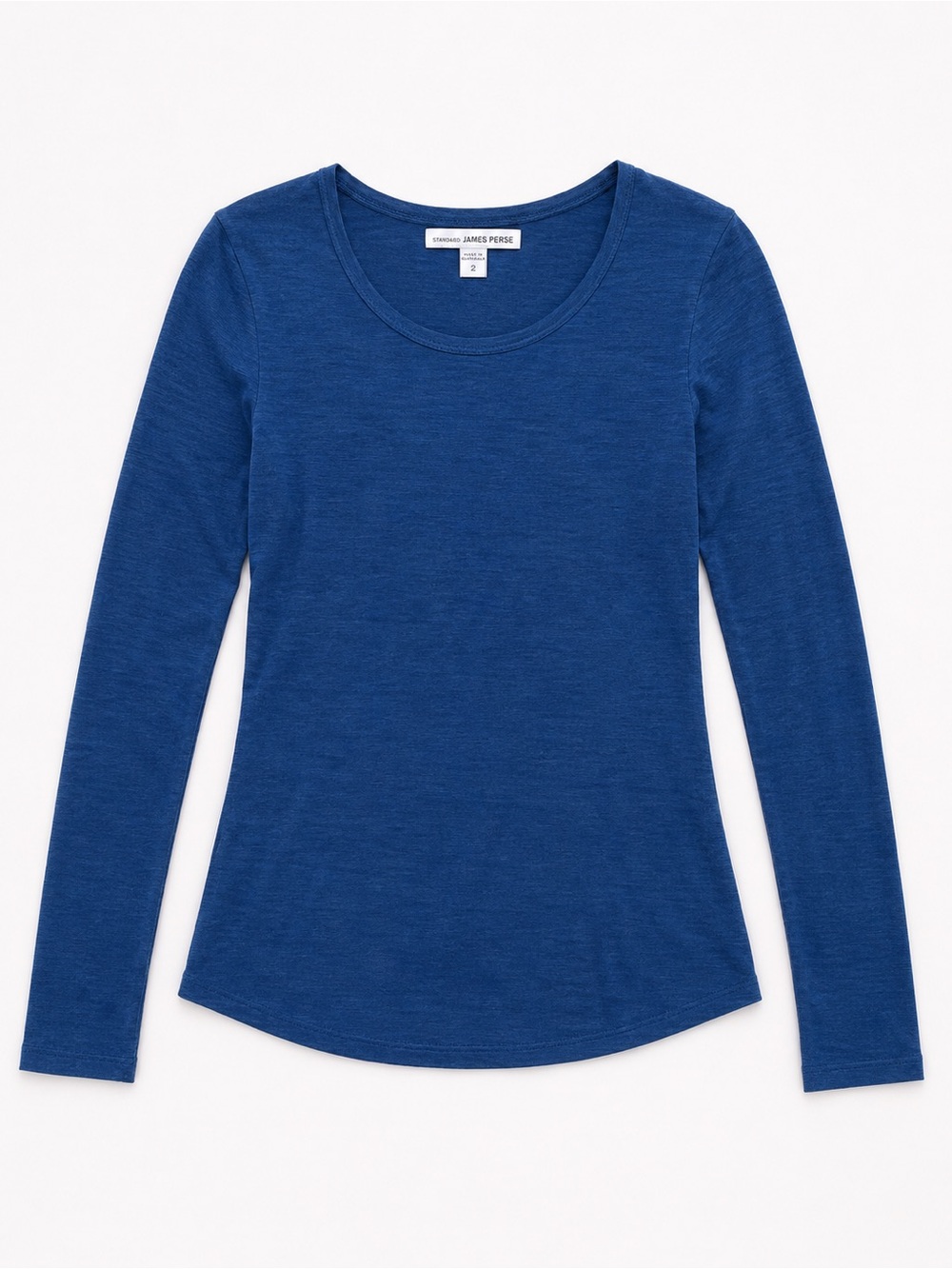 James Perse Long Sleeve Scoop Neck Tee